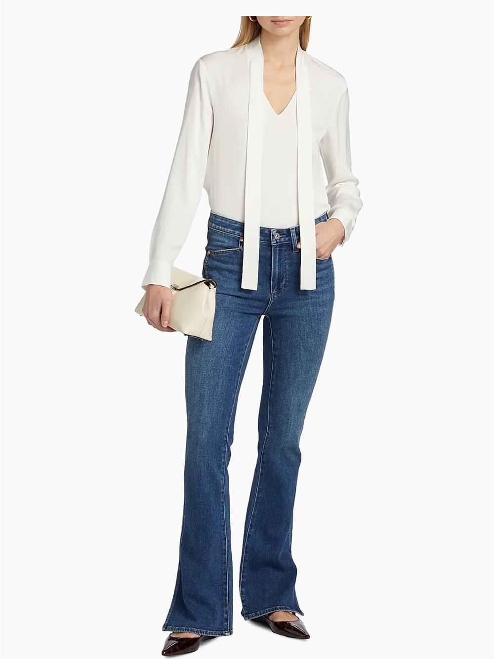 PAIGE Laurel Canyon Flare Mid-Rise Jeans